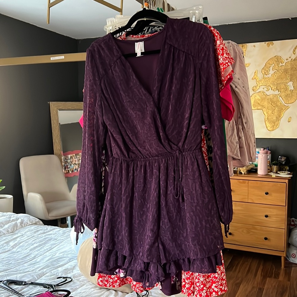 Purple romper